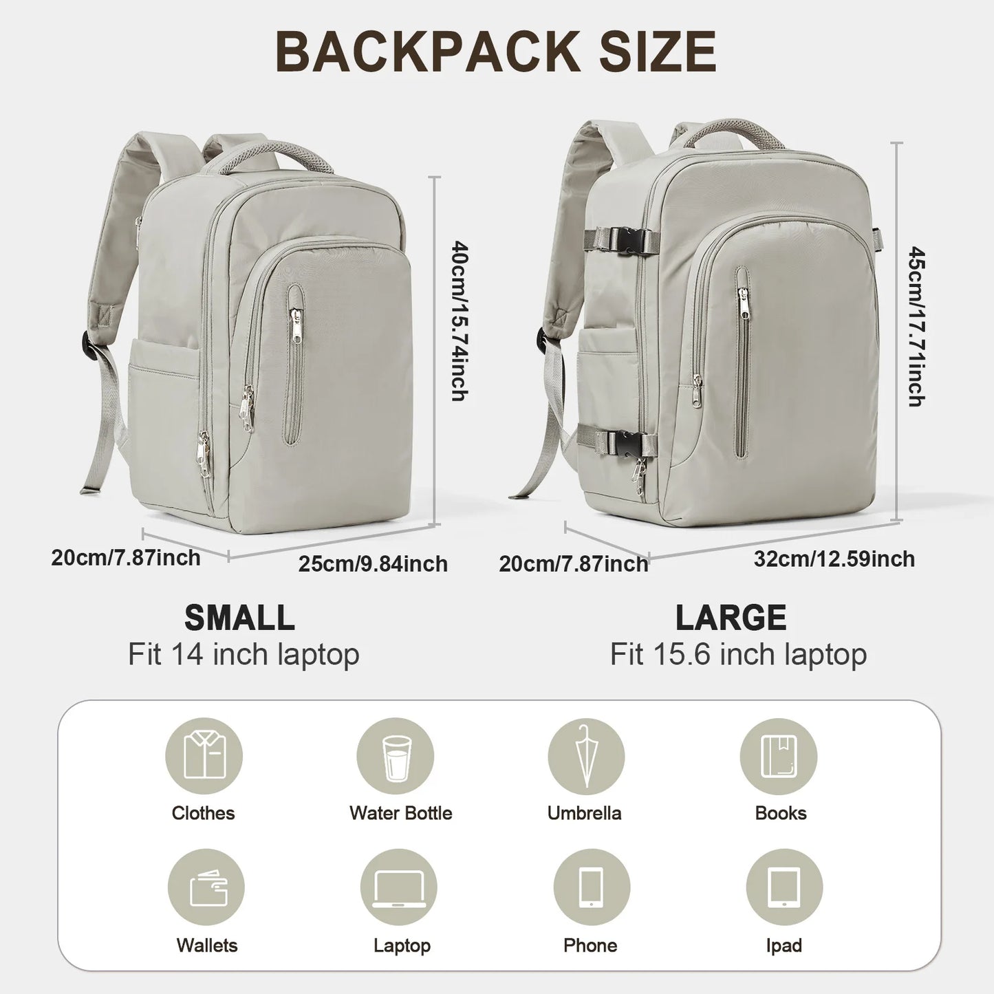 Large Capacity Travel Backpack for Men & Women | Versatile Carry-On