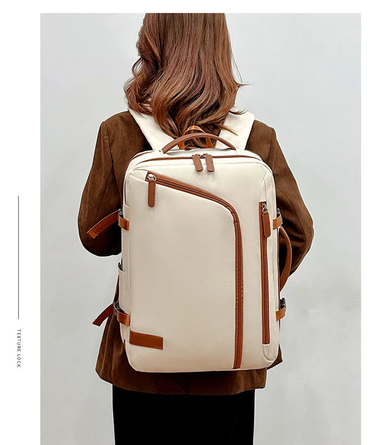 Unisex Large-Capacity Business & Travel Backpack - Stylish & Durable