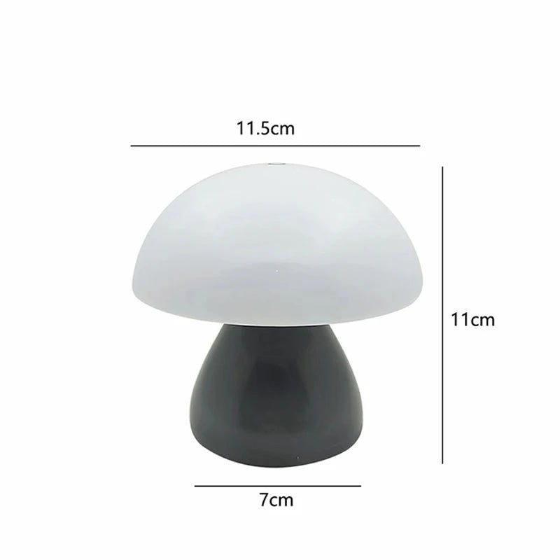 Lámpara de Mesa LED Seta | Luz Nocturna Táctil