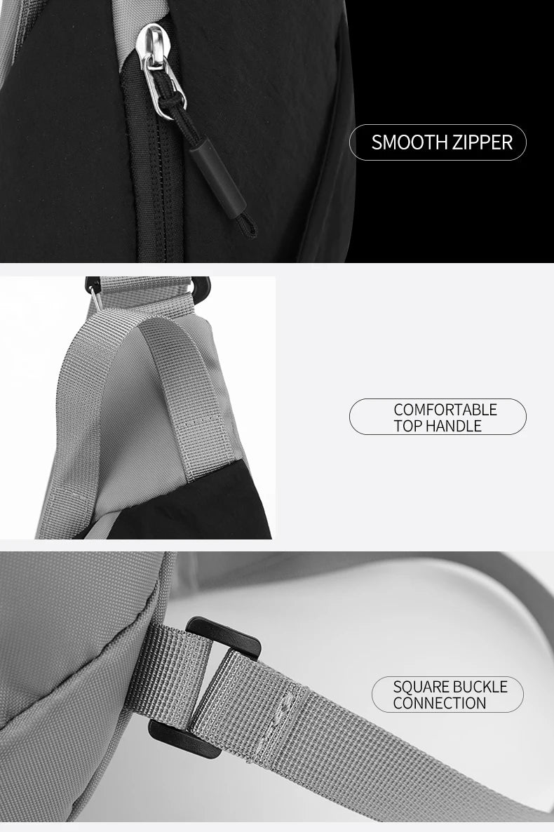 Versatile Outdoor Chest Bag | Large Capacity Sports Messenger Bag