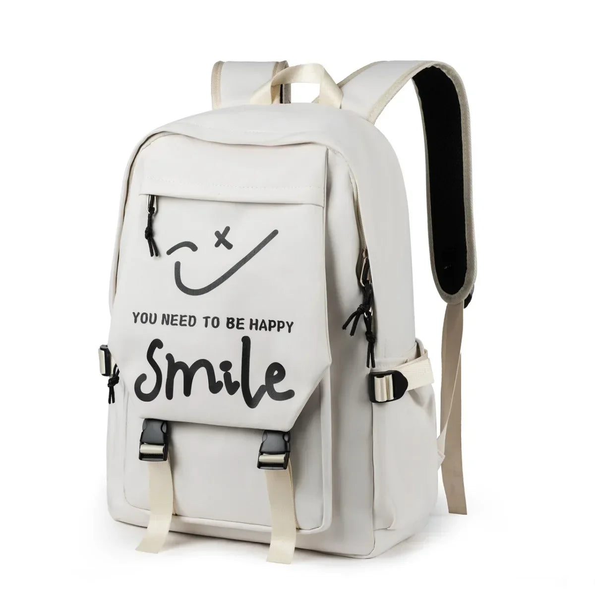 Large Capacity Quirky Expression Backpack | Stylish Travel Bag