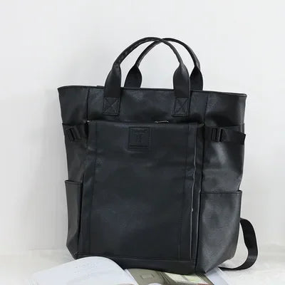 Stylish PU Leather Women's Backpack | Spacious Travel Companion