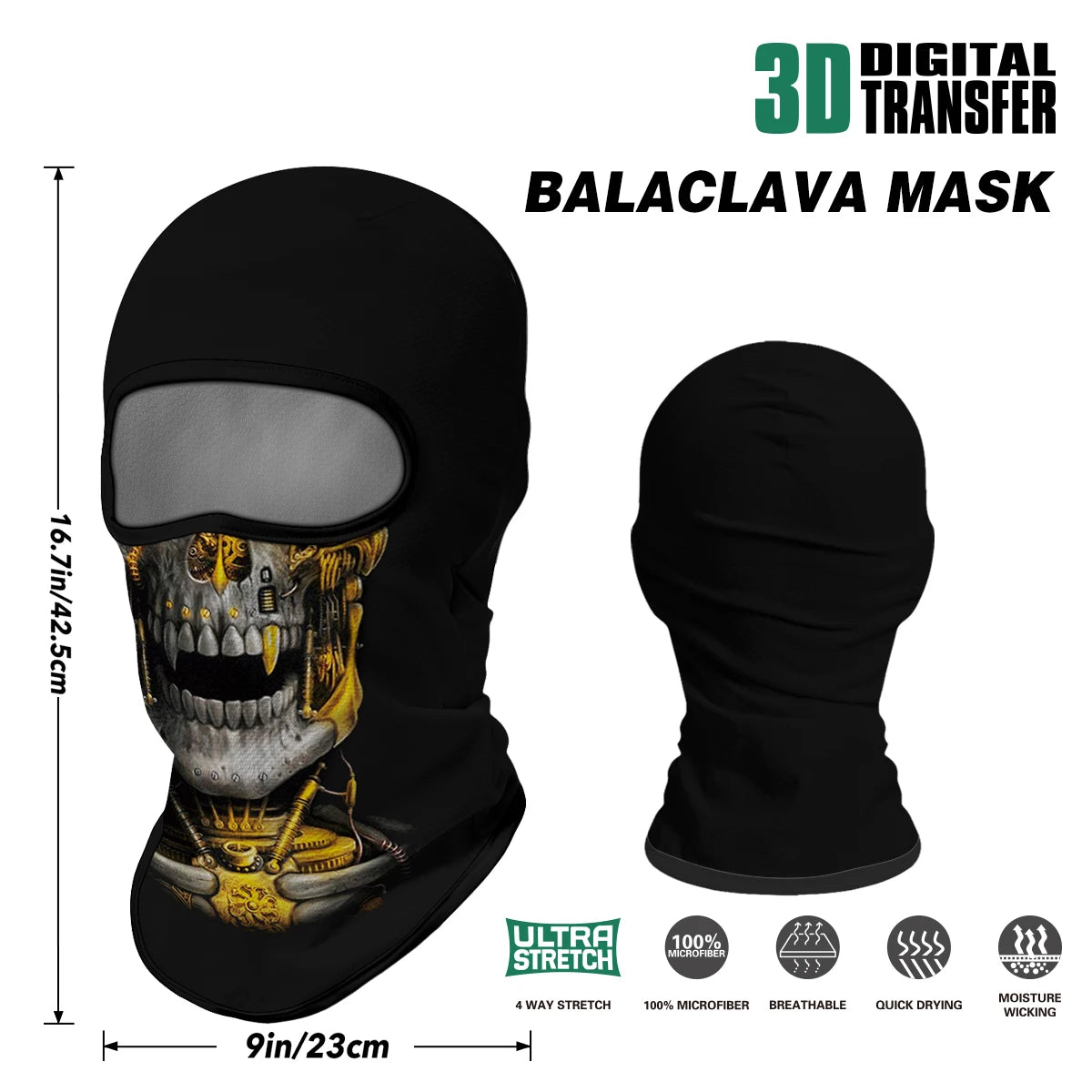 Unisex Full Face Balaclava Motorcycle Mask | Summer Sun Protection