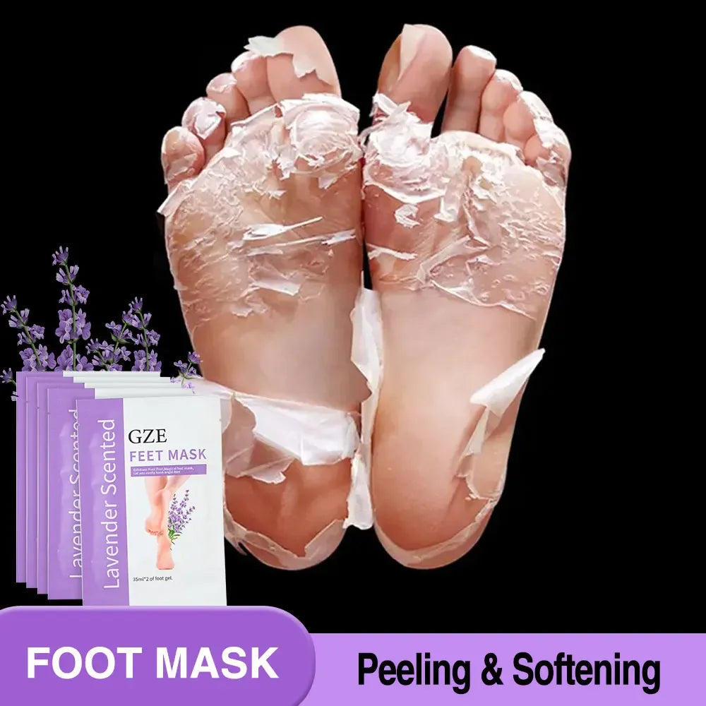 Exfoliating Foot Peel Mask for Cracked Heels & Callus Removal