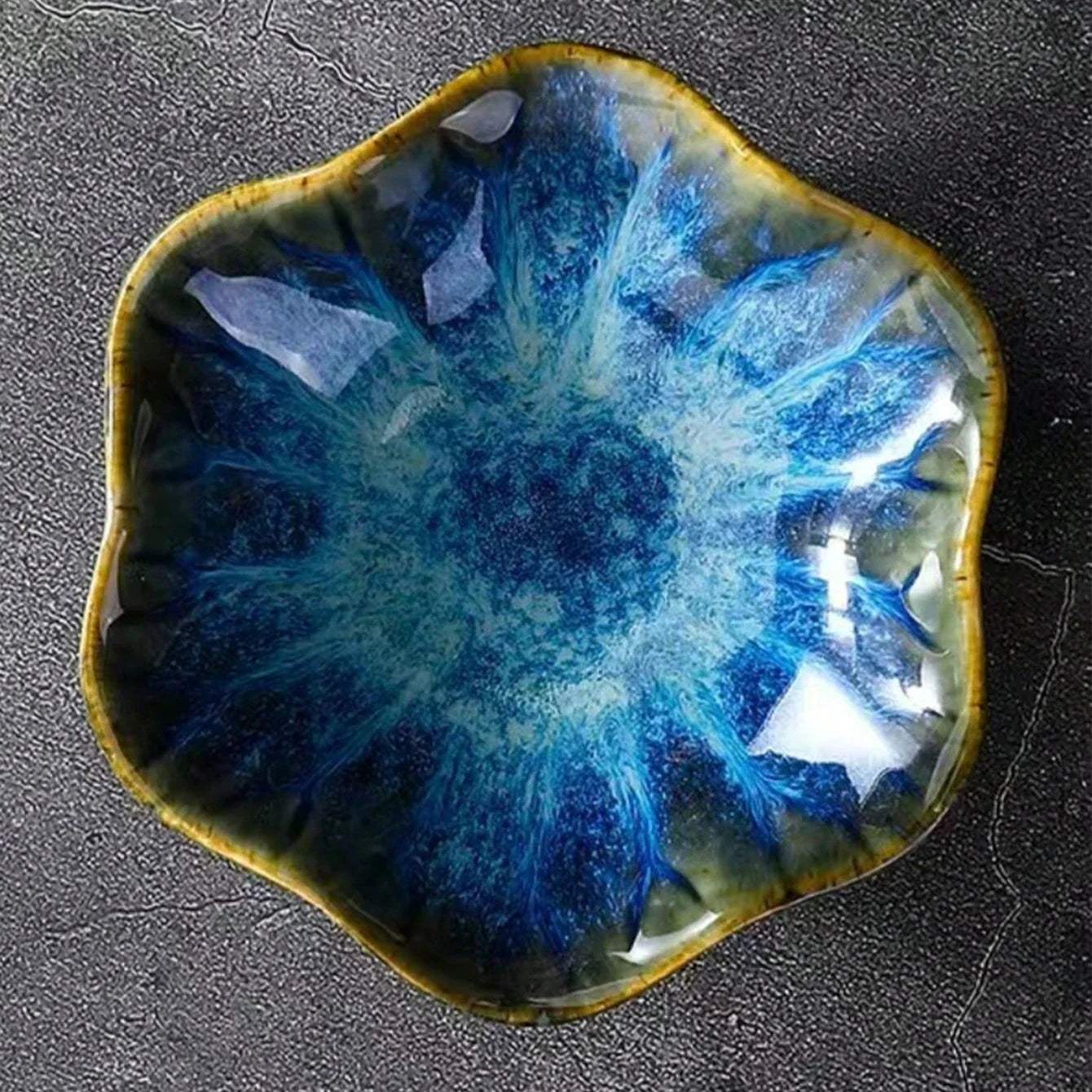 Ceramic Lotus Leaf Jewelry Tray | Stylish Home Decor & Gift