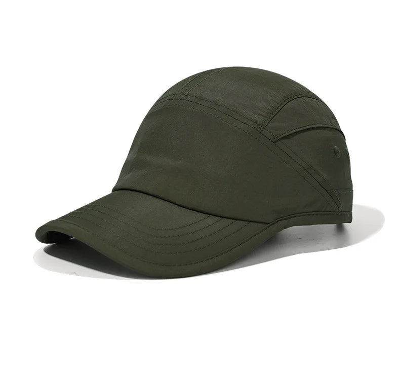 Breathable Waterproof 5 Panel Cap | Quick Dry Adjustable Sun Hat