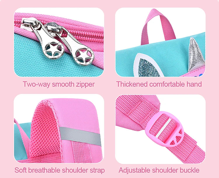 Kids Unicorn Backpack | Cute Schoolbag for Boys and Girls