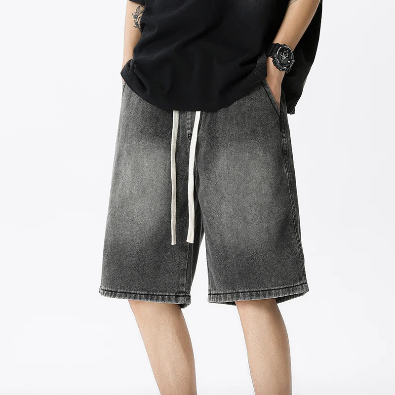 Men's Casual Light Blue Denim Shorts | Comfortable & Stylish