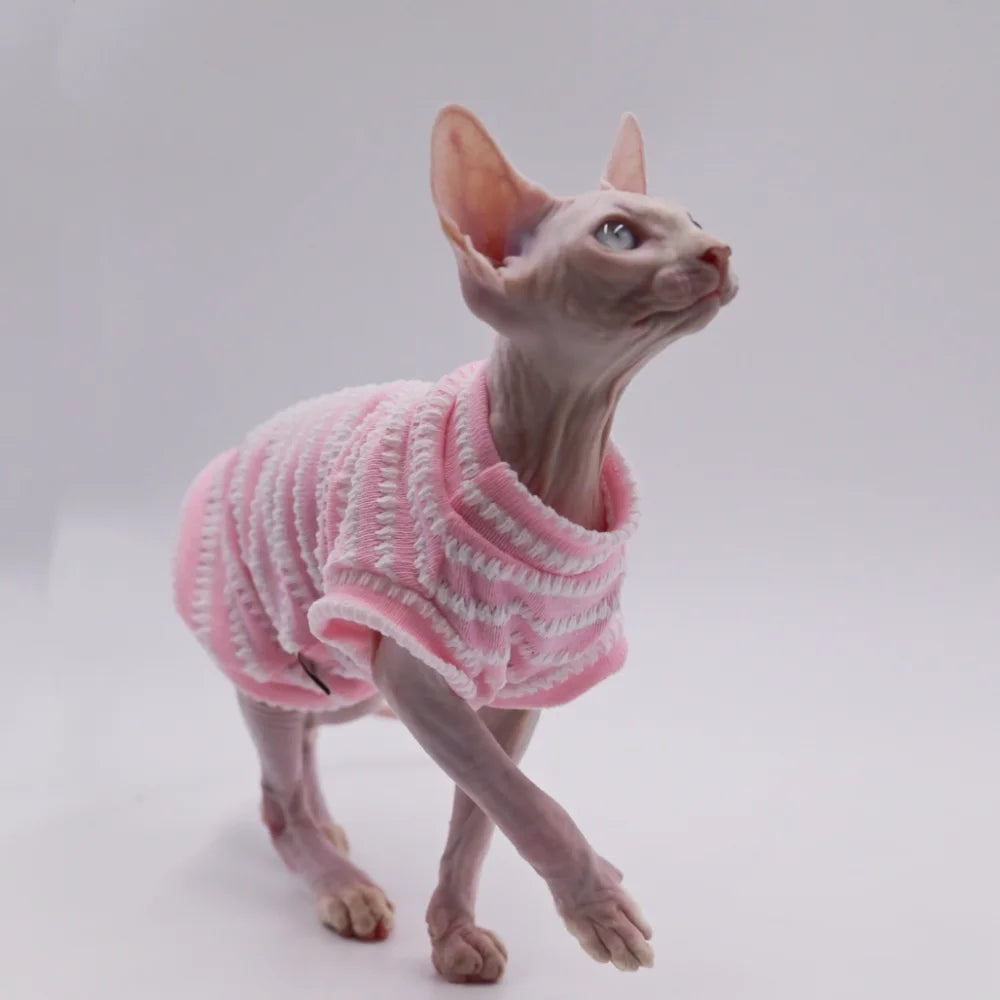Cooling Summer Vest for Hairless Cats | Ultra-Soft Cotton Comfort
