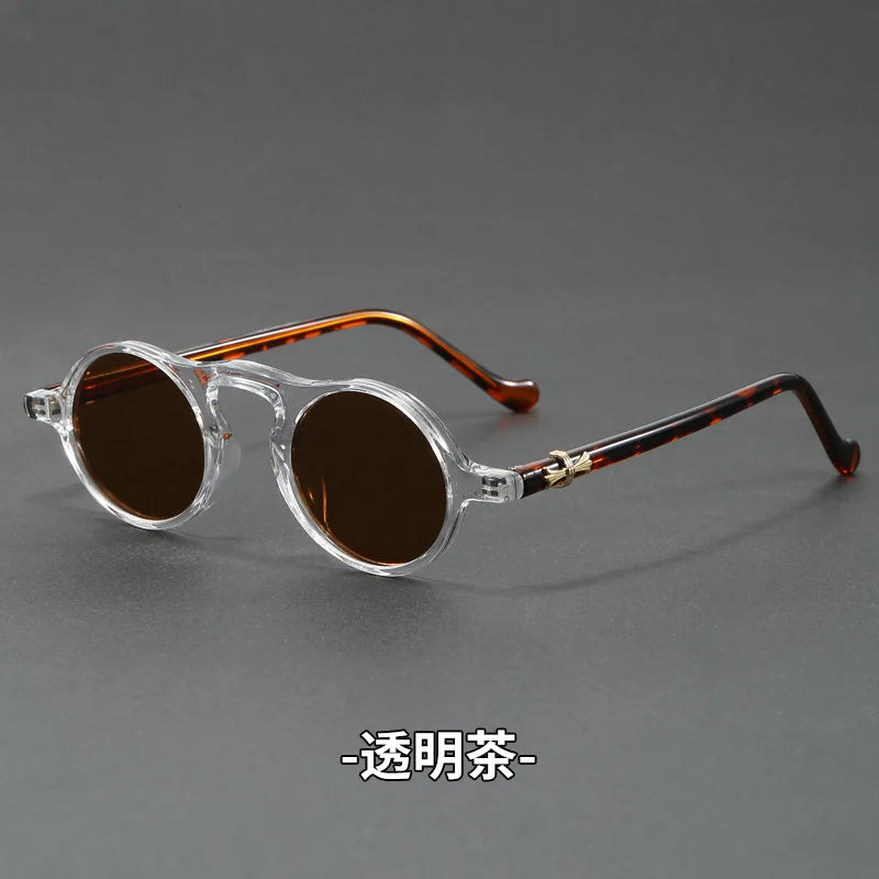 Vintage Round Sunglasses | Ultra-Light Oval Fashion Eyewear