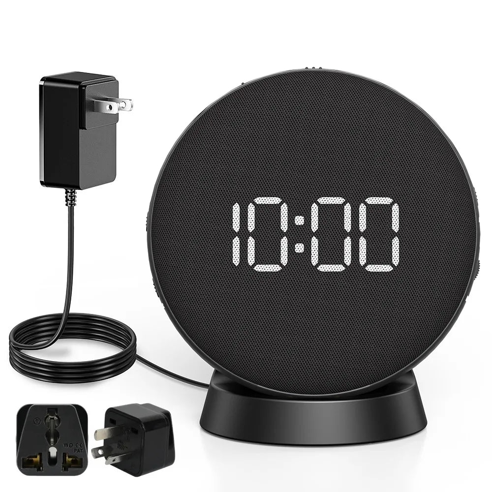Loud Vibrating Alarm Clock for Heavy Sleepers | Wireless Charging