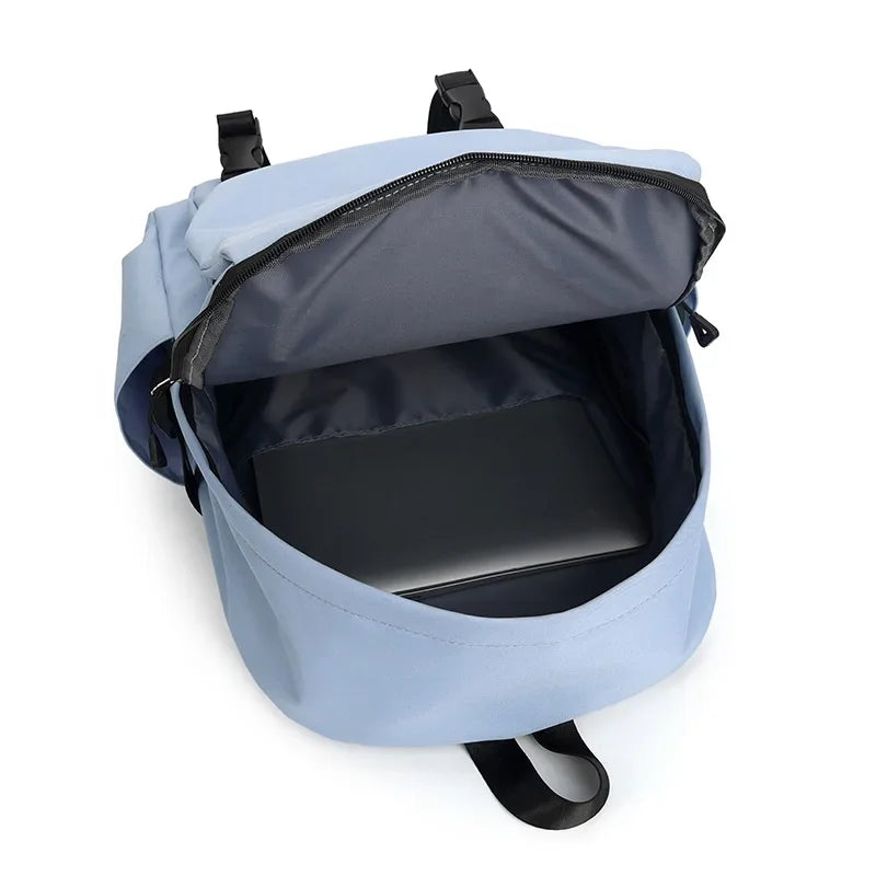 Versatile 3pcs Campus Backpack Set for Students and Travelers