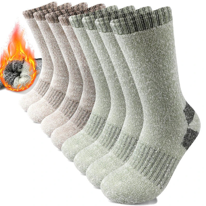 Super Thick Crew Socks for Winter | Warm, Durable & Versatile