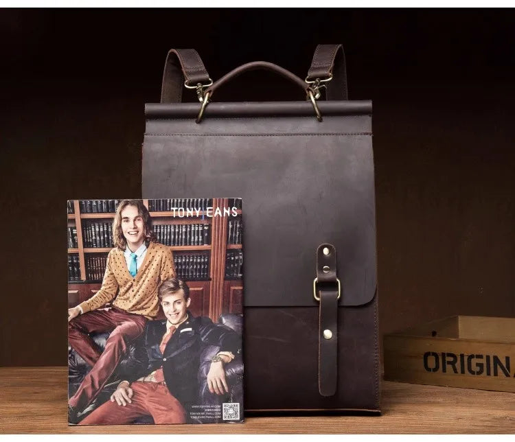 Trendy Genuine Leather Backpacks for Men | Stylish Casual Bags