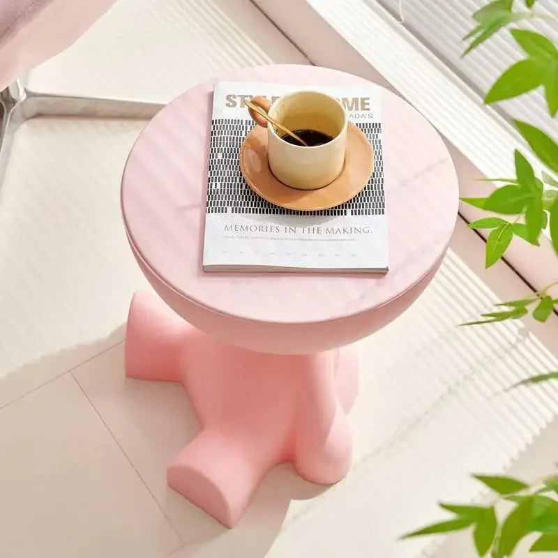 Light Luxury Cartoon Sofa Edge Coffee Table | Creative Side Table