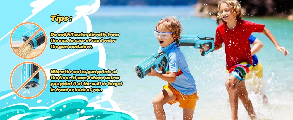 Electric Water Gun Toy | Fun Summer Blaster for Kids & Adults