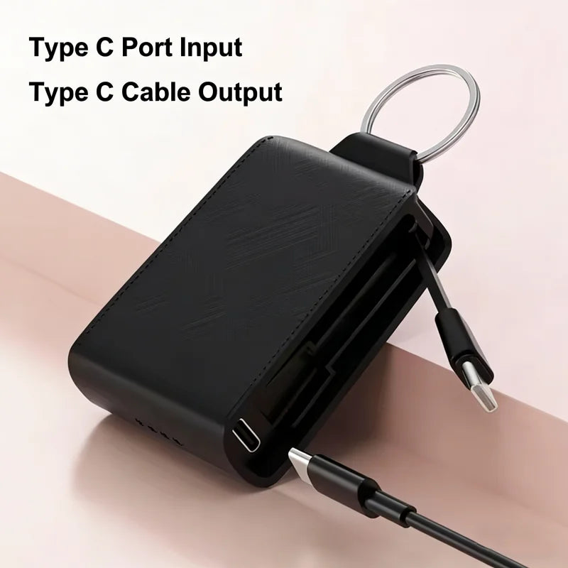 2000mAh Mini Keychain Power Bank | Portable Charger for All Devices