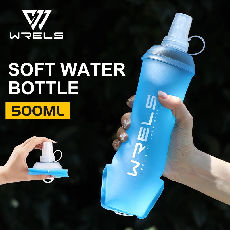 Soft Folding Water Bottle for Camping & Running | BPA Free Flask