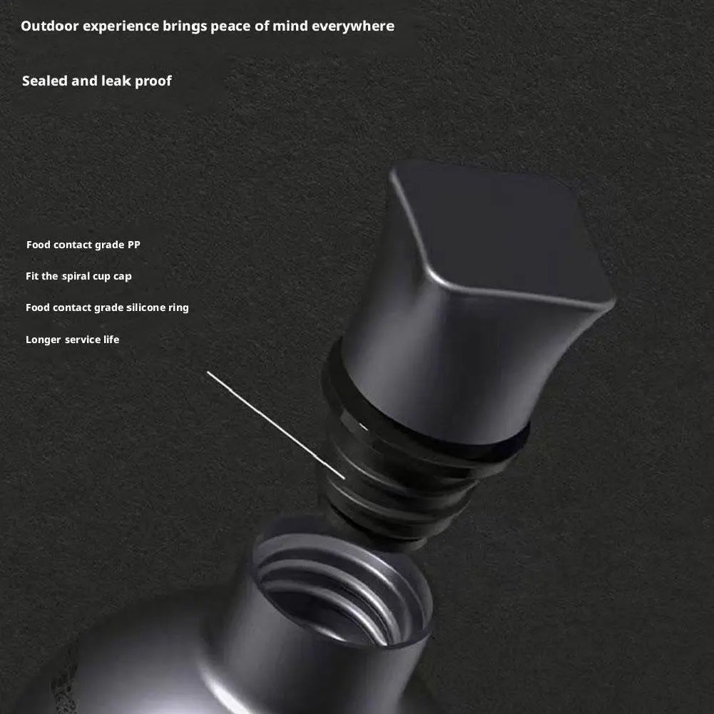 Large Capacity Stainless Steel Gourd Water Bottle | Thermal Insulation Cup