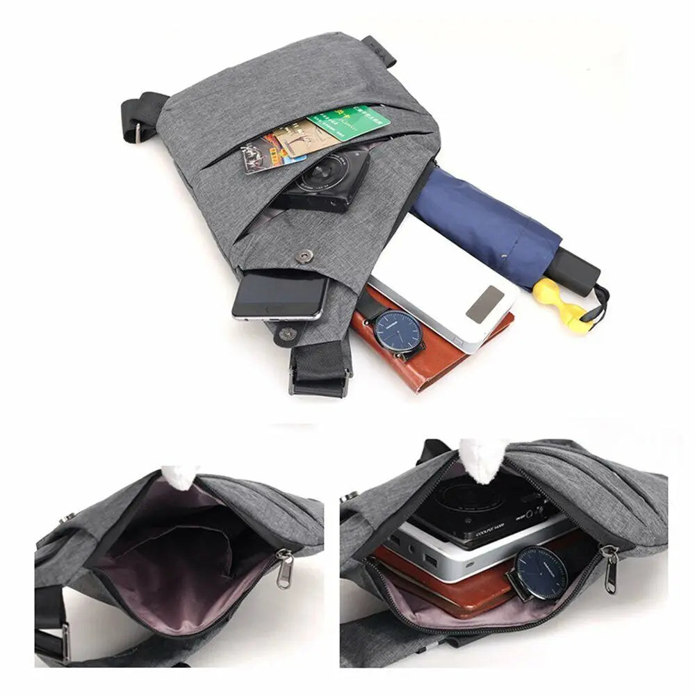 Multifunctional Anti-Theft Crossbody Bag | Waterproof Messenger Bag