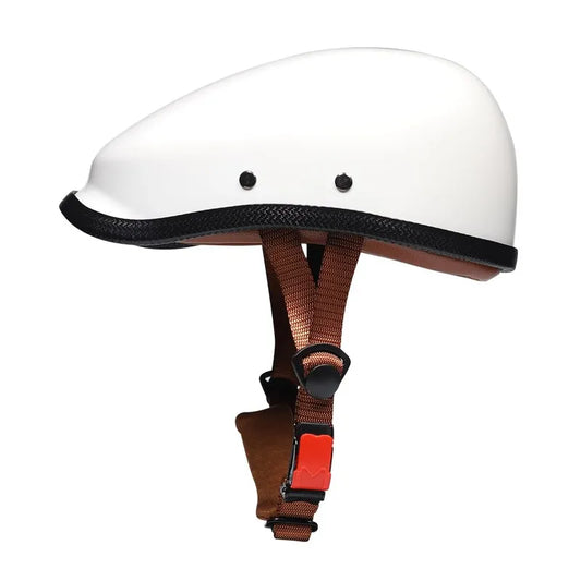 Retro Chopper Half Helmet Open Face Beret Style Motorcycle Helmet Big Guy DS High Quality Scooter Motorcycle Helmet DOT