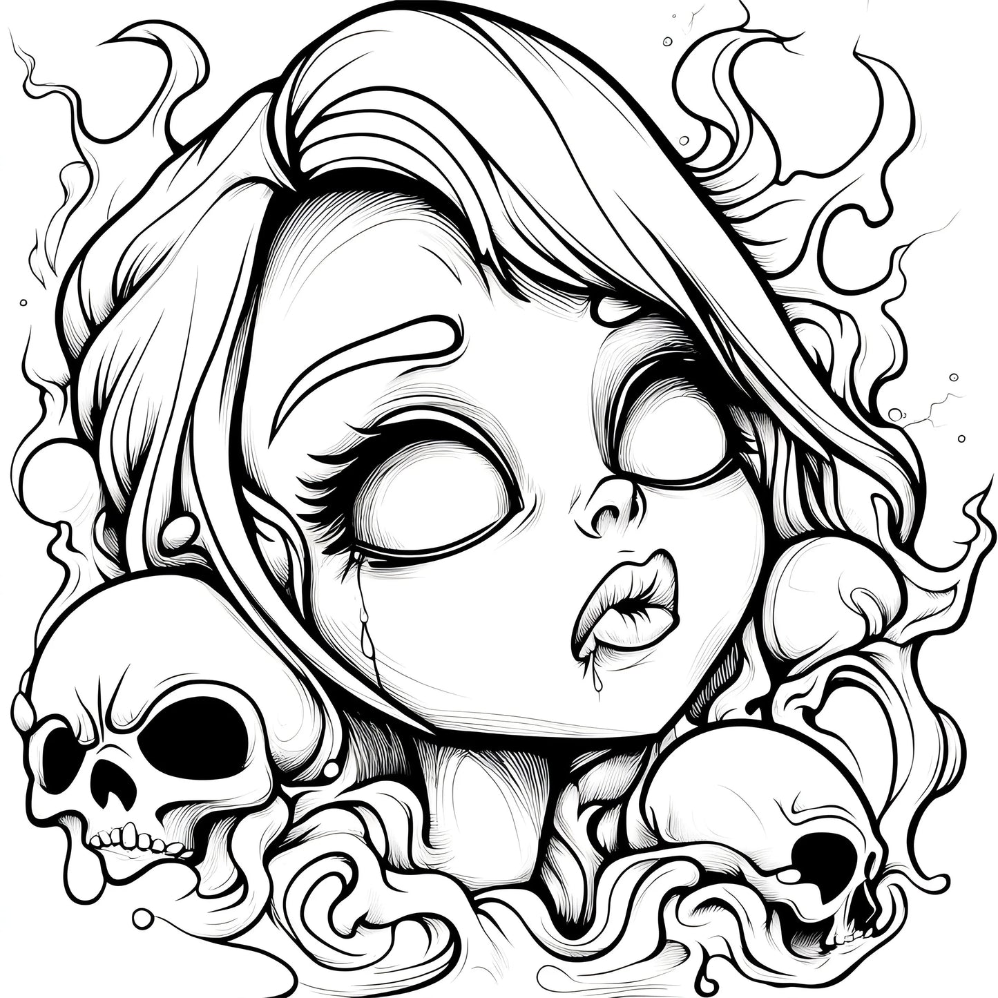 Adult Joint Graffiti Colouring Book | Creative Stress Relief