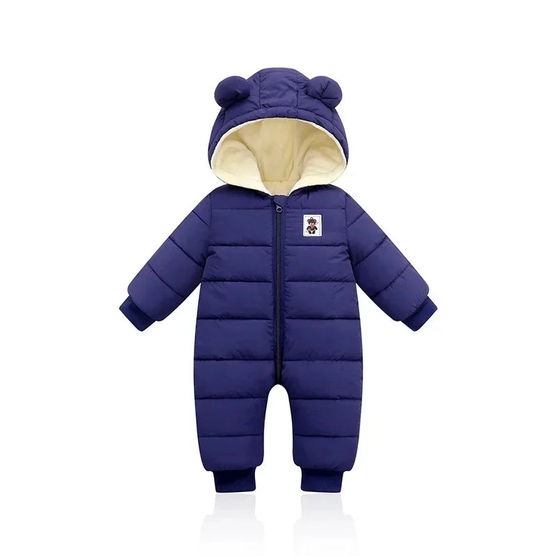 Warm and Stylish Baby Jumpsuits | Cozy Hooded Rompers for Winter