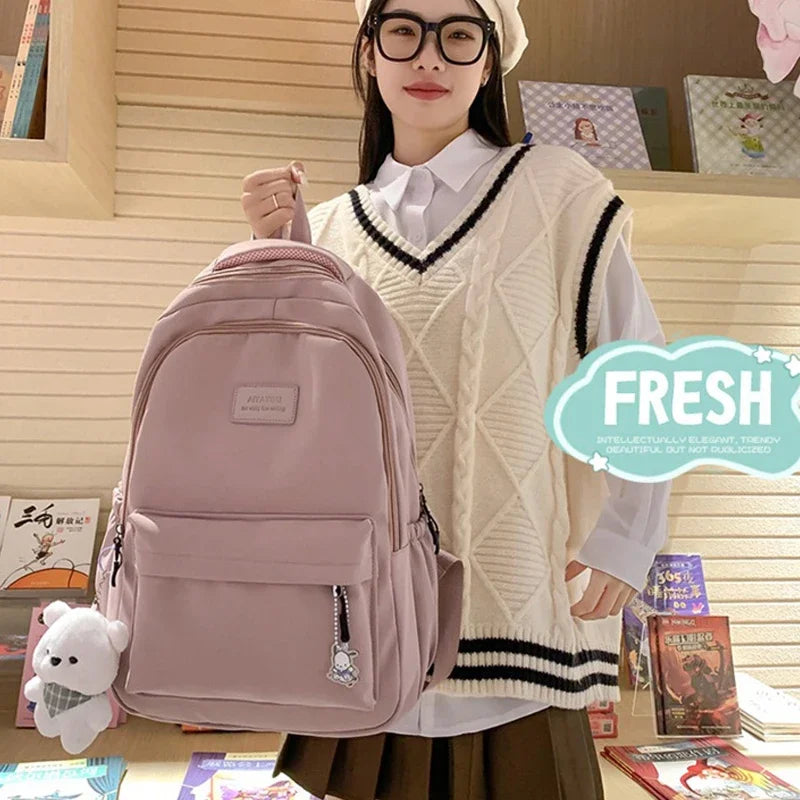 Stylish High Capacity Waterproof Backpack for Women & Girls