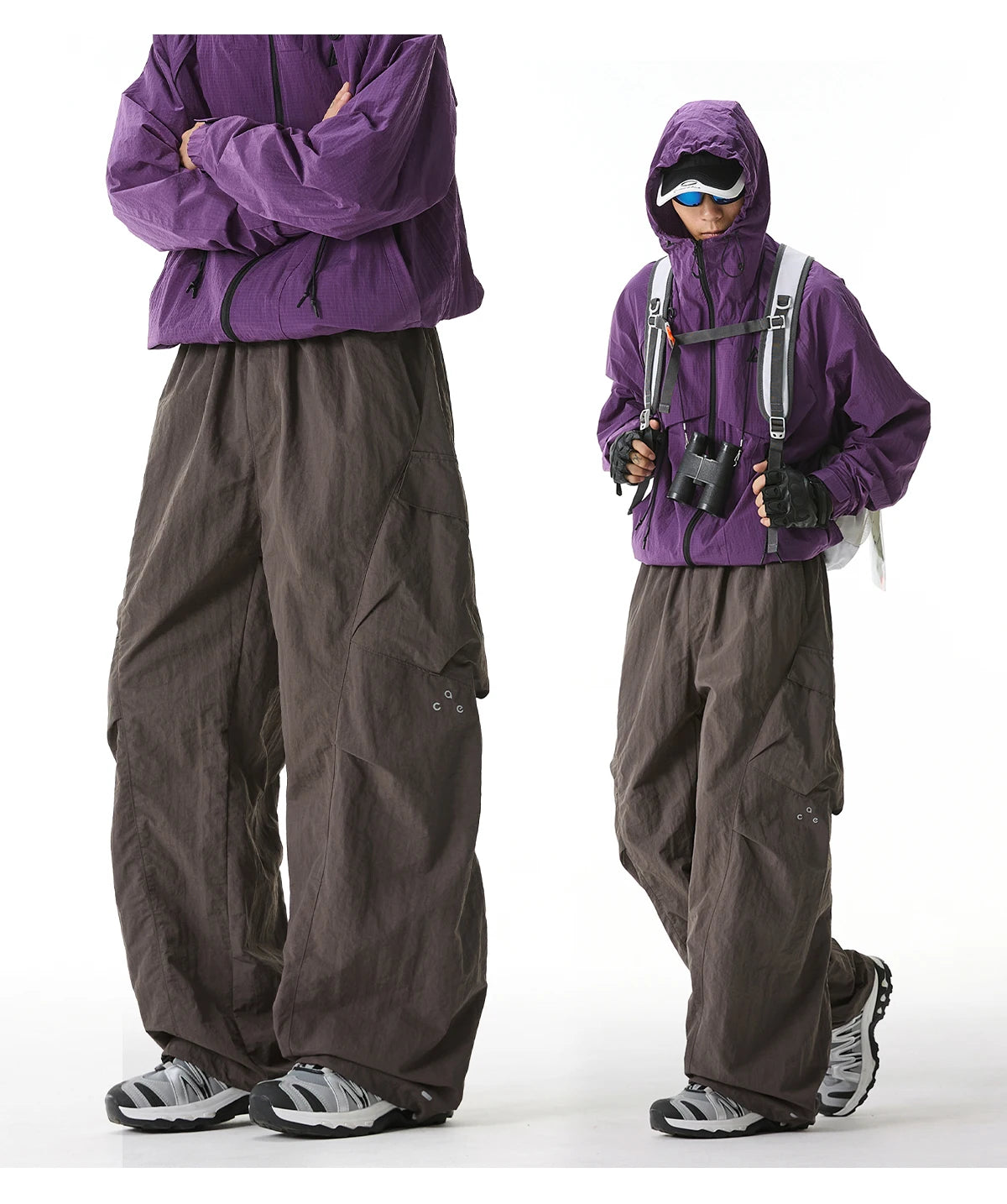 Men's Water-Resistant Cargo Pants | Oversized Utility Trousers
