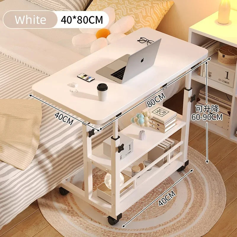 Adjustable Laptop Desk with Wheels | Portable Study Table