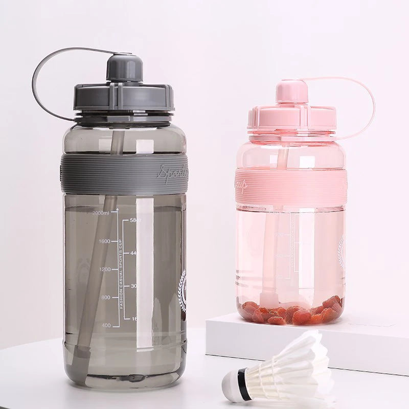 BPA Free Sport Water Bottle with Straw | Perfect for Hydration