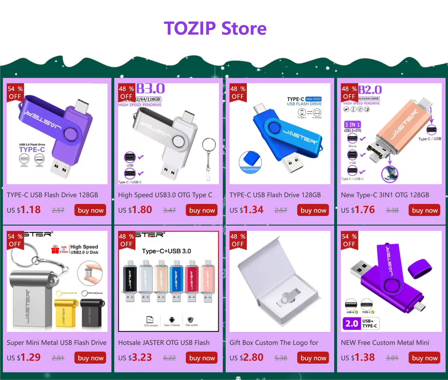 Dual TYPE-C Metal USB Flash Drive | Reliable Memory Storage