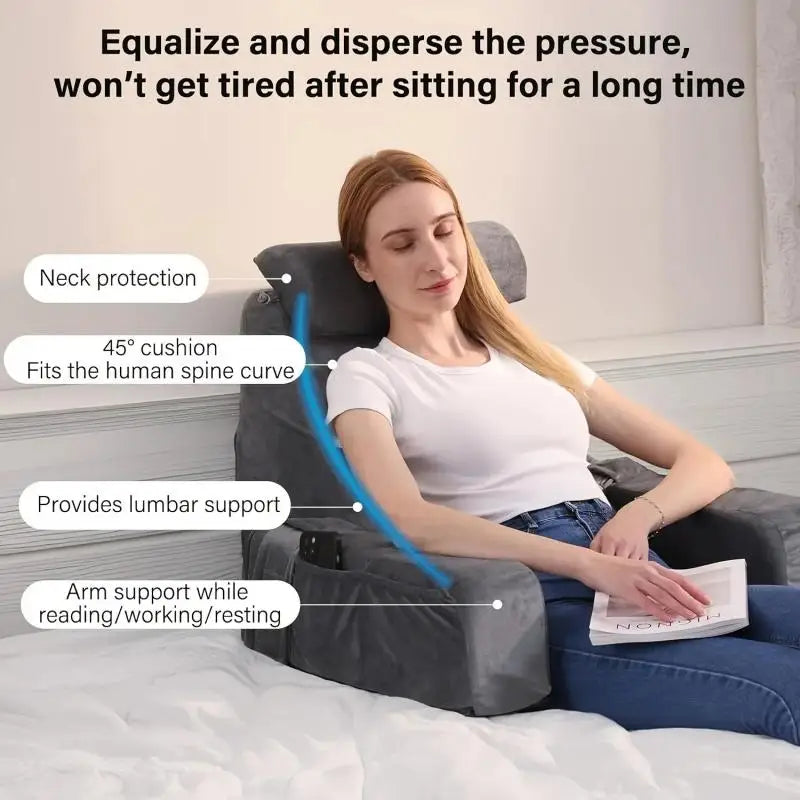 Comfortable Bedrest Back Pillow for Relaxing and Gaming