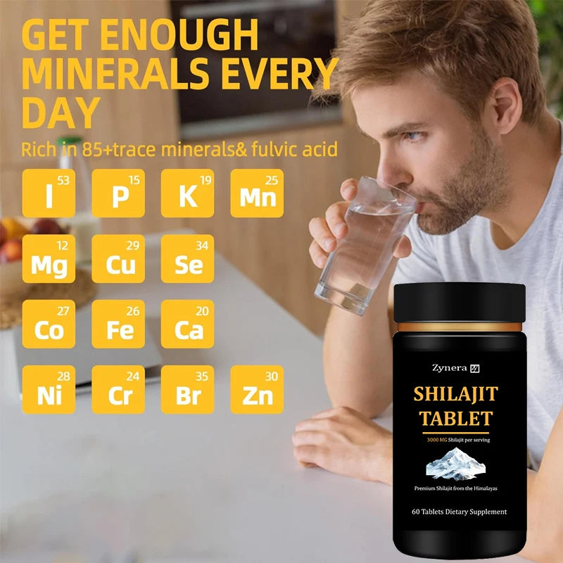High Purity Shilajit Supplements for Strength & Stamina Boost