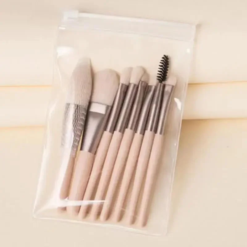 8PCS Professional Makeup Brush Set | Flawless Application Tools