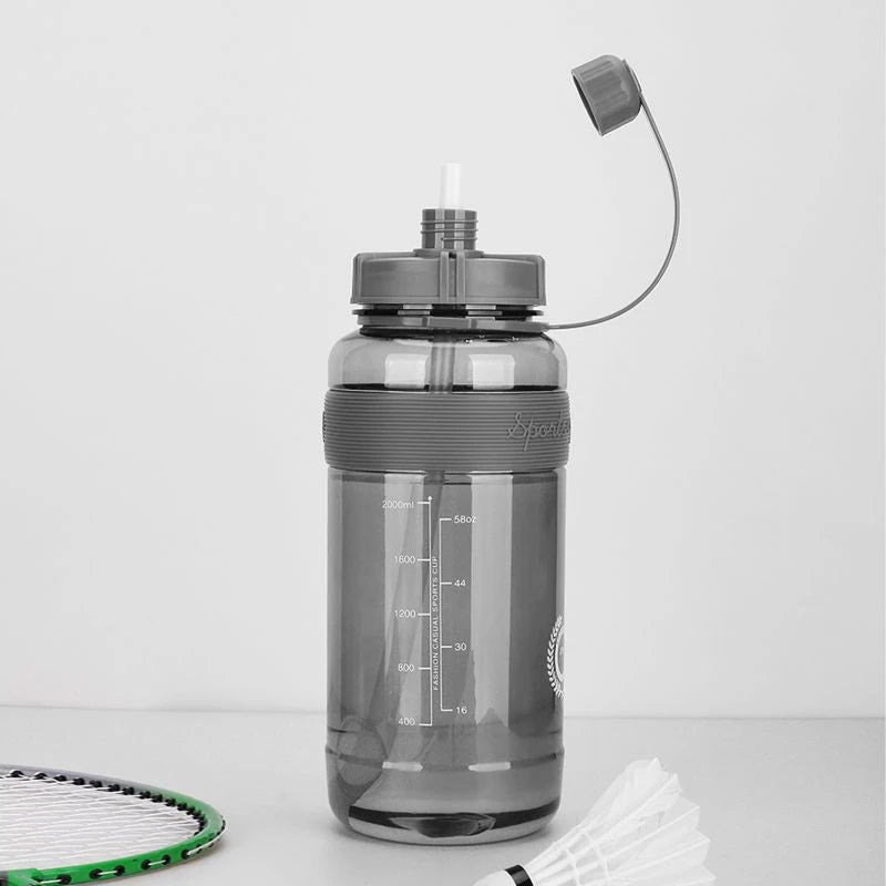 BPA Free Sport Water Bottle with Straw | Perfect for Hydration