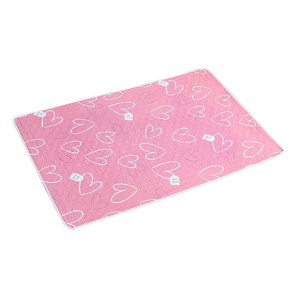 Waterproof 4-Layer Cartoon Dino Diapering Mat | Baby Care Essential