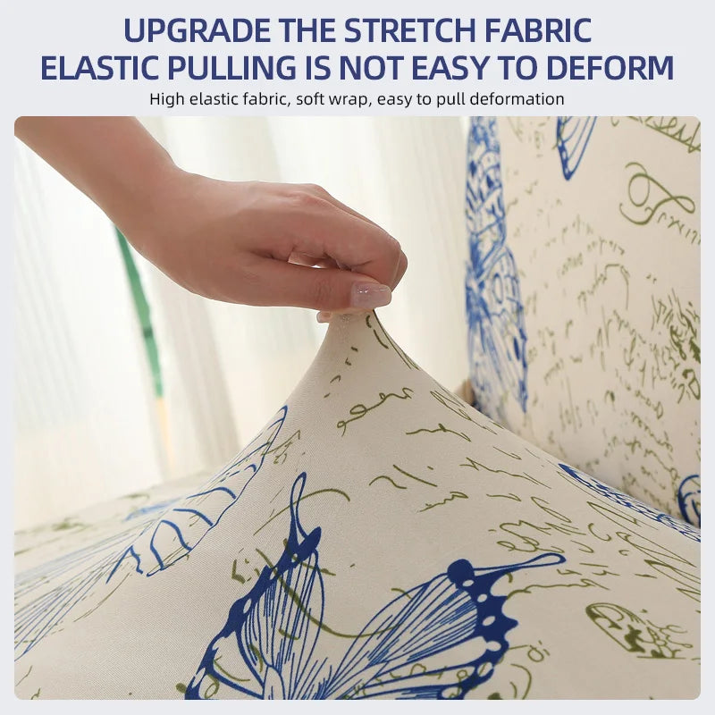 Stretch Printed Sofa Bed Cover | Dust-Proof Furniture Protector