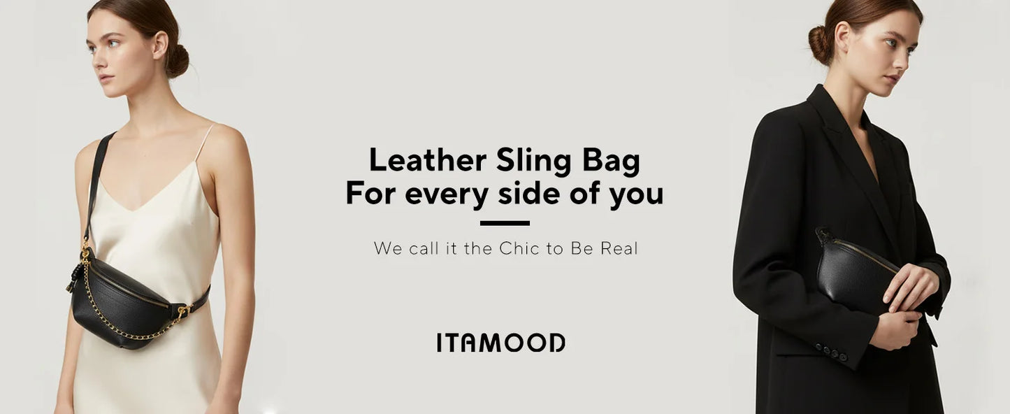 Stylish Women's Genuine Leather Waist Pack | Trendy Belt Bag