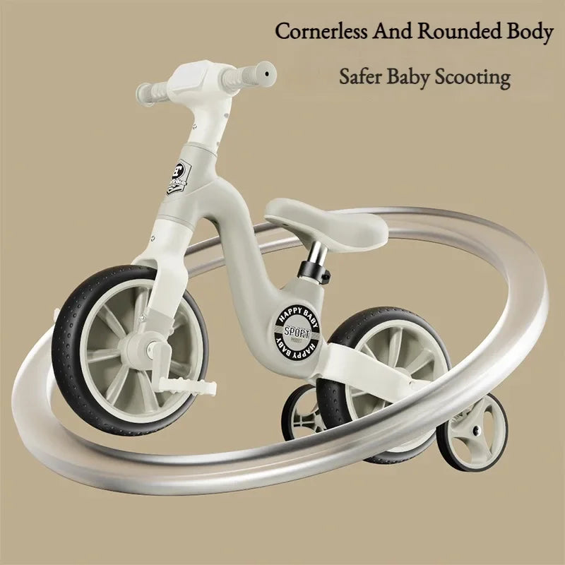 2-in-1 Children's Balance Bike with Music & Lighting | Fun Baby Walker