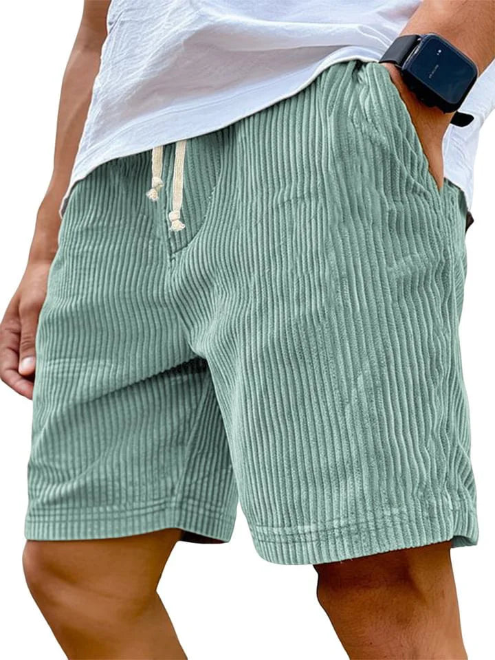 Men's Retro Corduroy Casual Shorts | Stylish Summer Essential