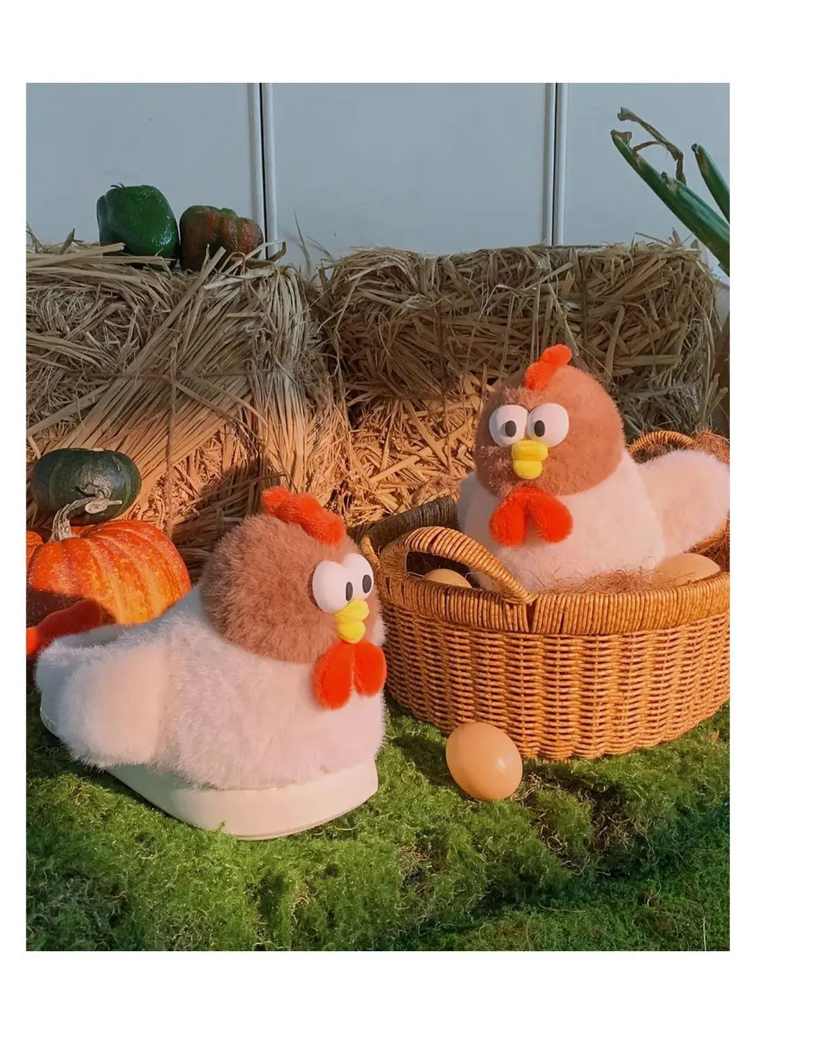 Women's Cute Chick Plush Slippers | Fluffy Warm Winter Shoes