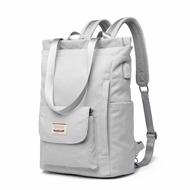 Stylish Waterproof Laptop Backpack for Women | USB Charging