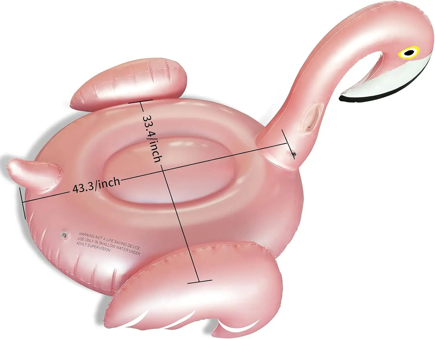 Giant Inflatable Flamingo Pool Float | Summer Fun Raft