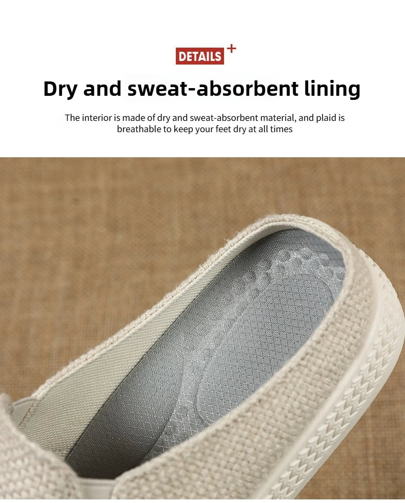 Men's Summer Breathable Half Slippers | Comfortable Casual Shoes
