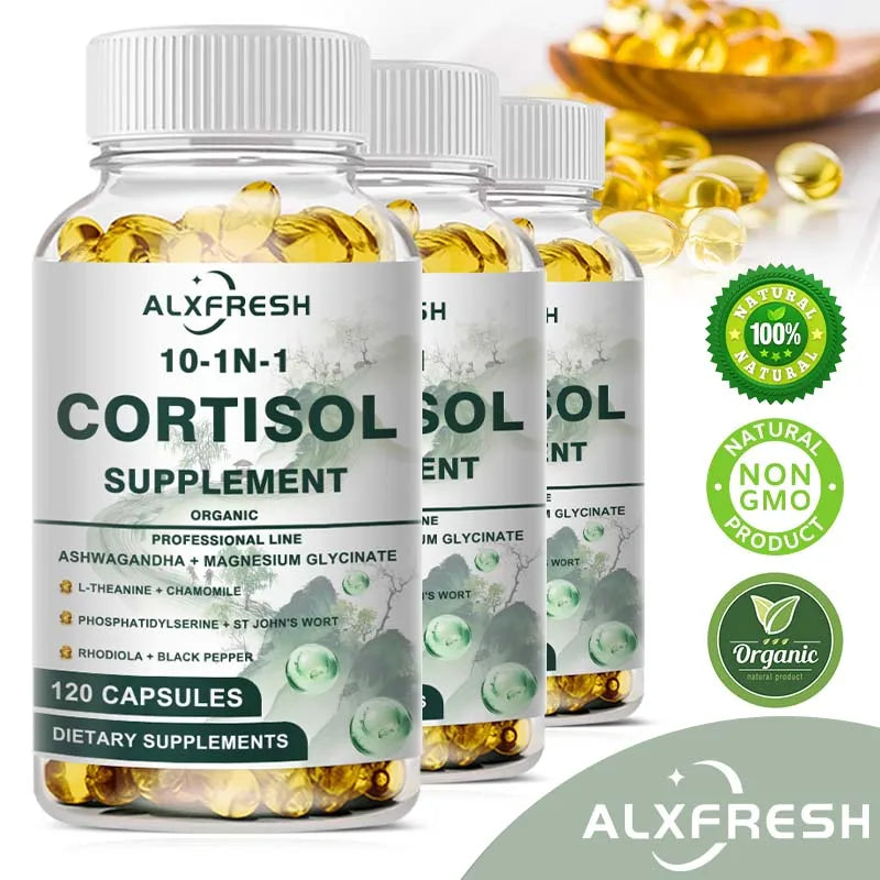 Cortisol Capsules for Relaxation & Sleep Support | Feel Stress-Free