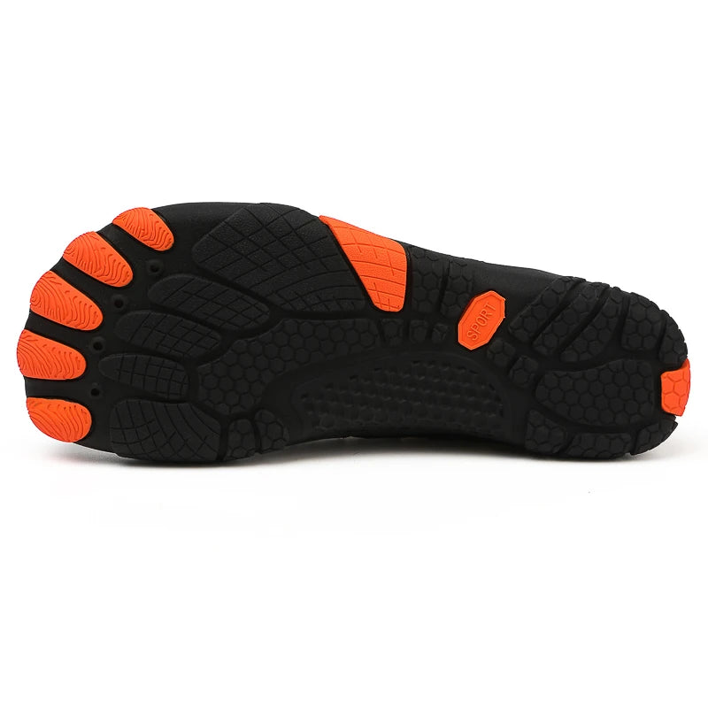 Unisex Swimming Water Shoes Men Barefoot Outdoor Beach Sandals Upstream Aqua Shoes Plus Size Nonslip River Sea Diving Sneakers