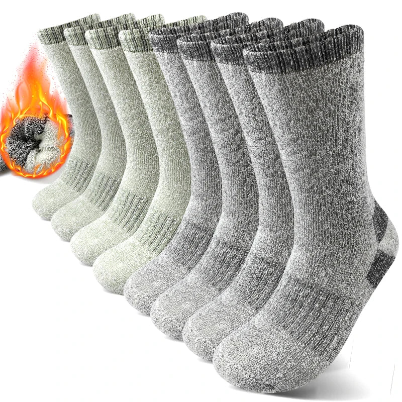 Super Thick Crew Socks for Winter | Warm, Durable & Versatile