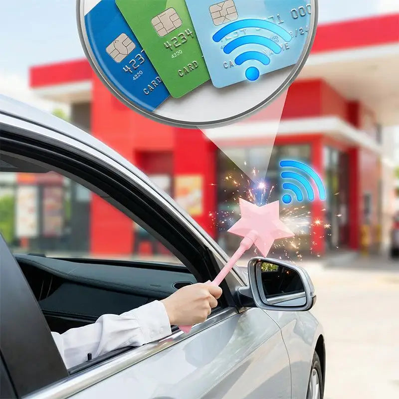 Creative Magic Wand Payment Card Holder for Easy Contactless Payments