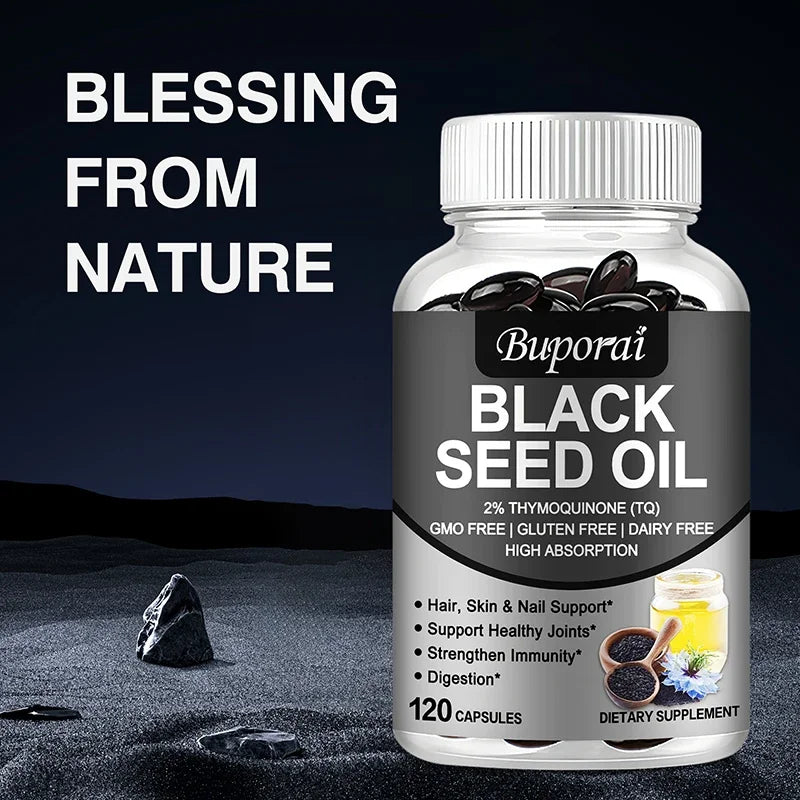 Black Seed Oil Capsules | Natural Immune, Joint & Skin Support